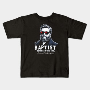 Vintage Spurgeon Tee - "Baptist Before It Was Cool" Kids T-Shirt